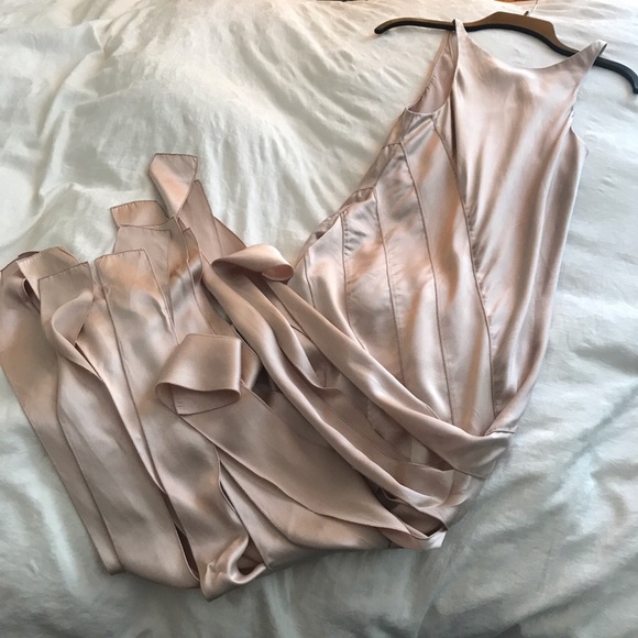 SOLD. Alexander Wang Silk Streamer Dress - Picture 11 of 12